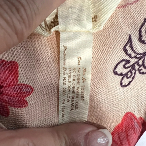 Matilda Jane Peach Floral Ruffle Livery Millie Top - Picture 8 of 8